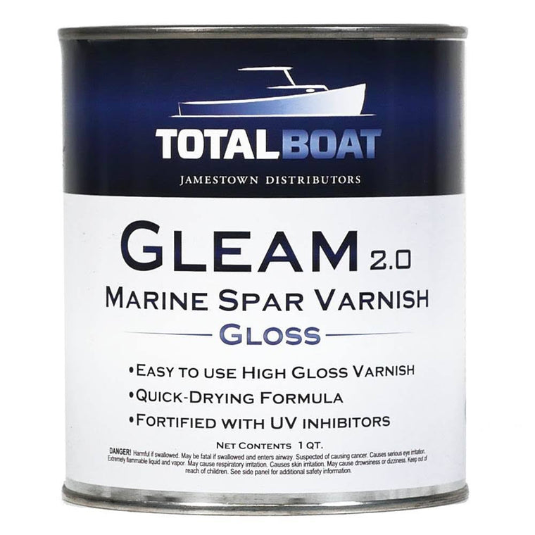 TotalBoat Gleam Spar Varnish with Gloss Finish, Quart