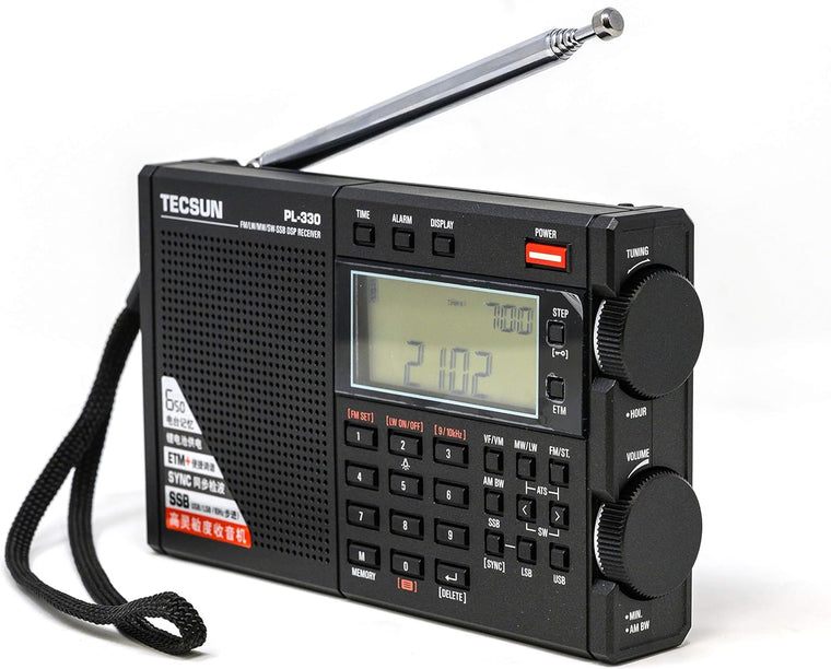 Tecsun PL330 Digital Worldband Radio with AM/FM/LW/SW and Single Side Band Receiver