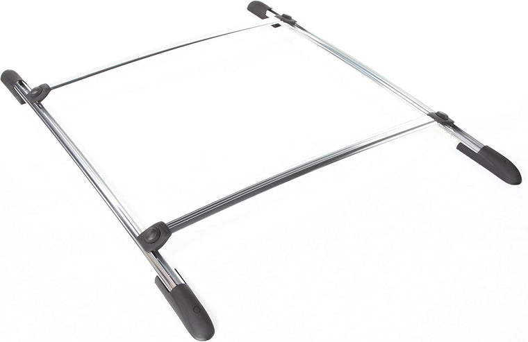 Perrycraft DS4045-B DynaSport Drill-In Roof Rack, 40 in. Wide x 45 in. Long, Black Finish